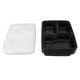 thumbnail image 1 of Contenedores de plástico desechables para comida, contenedores preparación comida con tapa, cajas de embalaje de alimentos, cajas para llevar comida con tapas, 10 Uds., 1 of 5