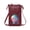Wine Red, variant on Ladies Messenger Bag Star Print Ladies Messenger Fits Most Phones Memorial Gift