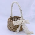 thumbnail image 3 of 1pc Hand-held Small Flower Basket Wedding Hand Basket Gift Basket Ornament, 3 of 4
