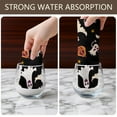 thumbnail image 4 of Halloween Kitchen Towels Set of 2, 18x26 Soft Absorbent Dish Towels with Ghost and Pumpkin Prints, Witchy Decorative Tea Towels for Kitchen, Fall Hand Towels for Bar and Coffee Station, 4 of 9