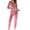 Pink, variant on Velour Sweatsuit for Women Crewneck Pullover Long Sleeve Tops Jogger Pants Velvet 2 Piece Fall Outfits