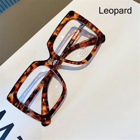 Women Men TV/Phones Glasses Gaming Reading Eyewear Anti Blue Light Computer Goggles Blue Light Blocking Glasses Office Glasses LEOPARD