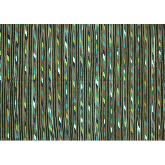 Ahgly Company Machine Washable Indoor Rectangle Oriental Turquoise Blue Traditional Area Rugs, 8' x 12'