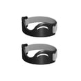 thumbnail image 2 of 4-Pack Patellar Tendon Support Strap, Adjustable Knee Pain Relief Brace for Runners Knee, Jumper's Knee, Hiking, Basketball, Soccer & Gym, Comfortable Non-Slip Knee Straps for Men Women (Black-4pcs), 2 of 6
