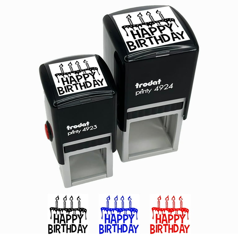 Birthdays Rubber Stamps 
