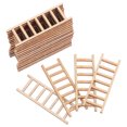 thumbnail image 2 of 20Pcs Simulation Ladder Decoration Wooden Stairs Sand Table Landscape Model, 2 of 9