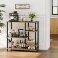thumbnail image 3 of Bestier Farmhouse Baker's Rack 5 Tier Microwave Oven Stand for Kitchen,  Retro Oak, 3 of 7
