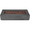 thumbnail image 6 of Real Flame Aegean 70" Rectangle Steel Propane or Natural Gas Fire Pit Table in Weathered Slate, 6 of 9