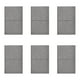 thumbnail image 1 of Placa Con 2 Apagadores De Escalera Lucek FlatPack 6 plateado, 1 of 4