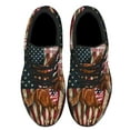 thumbnail image 2 of God Bless America Horse Print Sneakers Lightweight Comfortable Running Shoes for Men Women Black Size 10.5, 2 of 7
