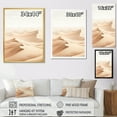 thumbnail image 4 of Designart "Slumber Dreams In Desert Sands IV" Minimalism Floater Framed Canvas Prints, 4 of 5