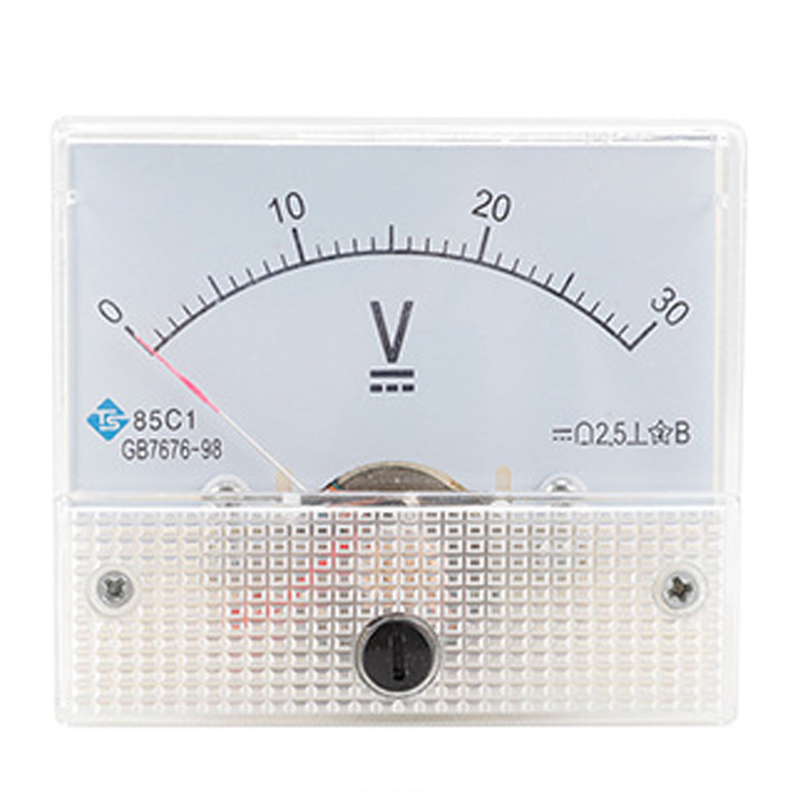 Details about   DC 5V Analog Panel Volt Voltage Meter Voltmeter Gauge 85C1 0-5V DC White 