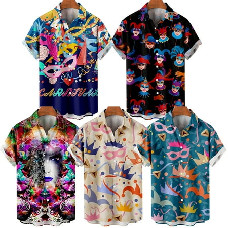 

MLFU Adult Party Crewneck Shirt & Top Stylish Relaxed-Fit Clothes Up to 8XL