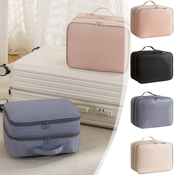 Kladzum Double-layer Shoe Bags for Travel Portable Travel Toiletry Bag Clothing-item Large Capacity Waterproof Dirt-Resistants Storage Bags for Packing in Suitcase, Vacation Business Trip