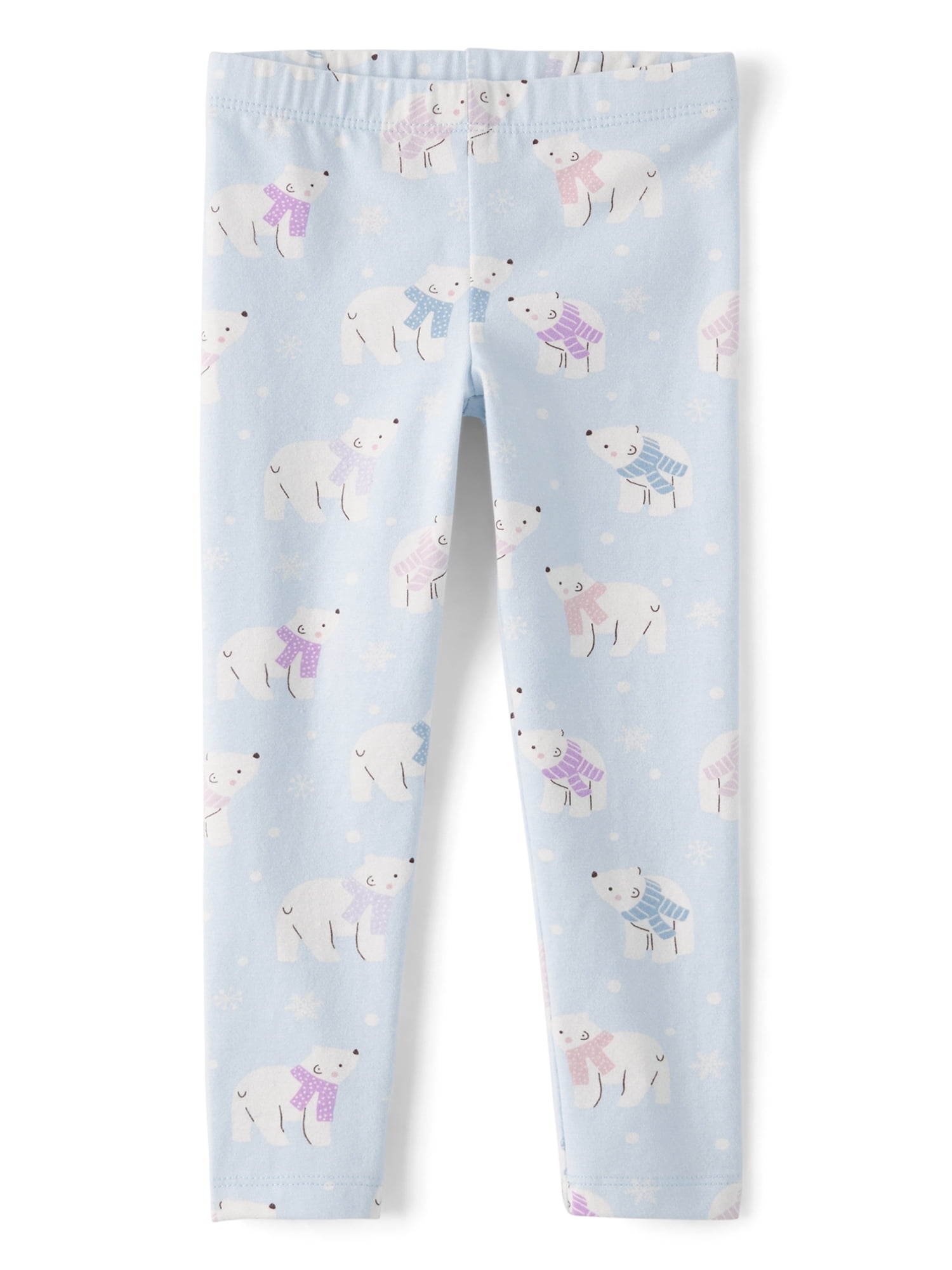 The Children's Place Baby & Toddler Girls Everyday Printed Leggings, 3-Pack, Sizes 6M-5T
