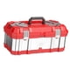 thumbnail image 2 of Caja de herramientas de acero inoxidable de doble capa, estuche de almacenamiento de herramientas con asa, organizador de herramientas multifuncional 49cmx22cmx21cm, 2 of 9