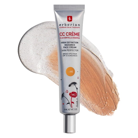 Crema correctora de color Erborian CC con centella asiática, 45 ml