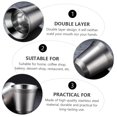 thumbnail image 5 of juego de tazas de acero inoxidable Mini tazas de té de metal, 5 of 5