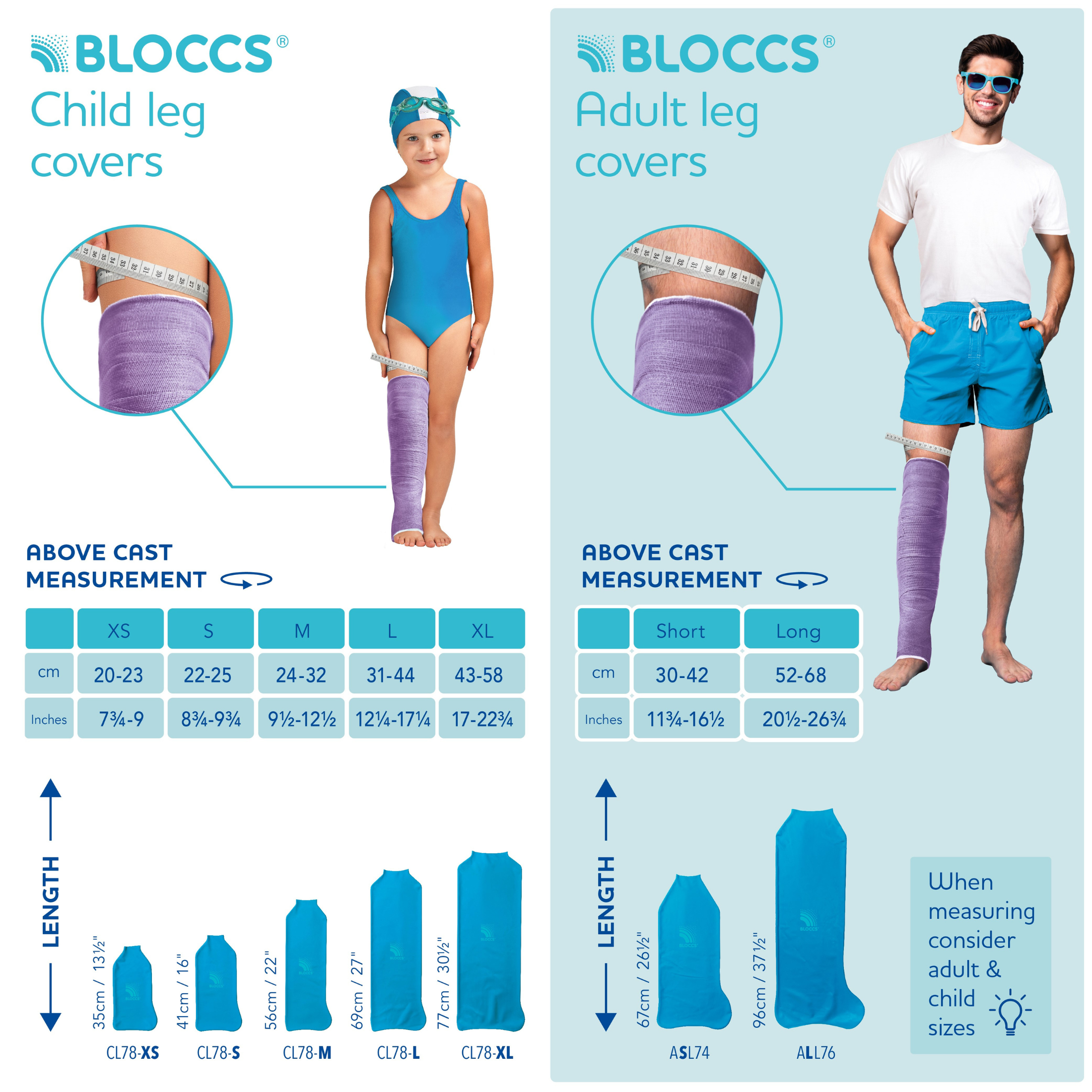 Bloccs Waterproof Cast Cover Leg, Swim, Shower & Nepal Ubuy