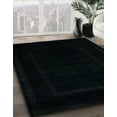 thumbnail image 3 of Ahgly Company Machine Washable Indoor Rectangle Abstract Night Black Area Rugs, 6' x 9', 3 of 7