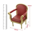 thumbnail image 7 of 1/6 Scale Dolls Accessories 1/6 Sofa Cushions Armchair Furniture Gift for Girls and Women Miniature Sofa Handmade Modern Wedding Boys Girls red, 7 of 7