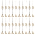 thumbnail image 1 of 40 Uds. Adornos de árbol de Navidad de madera lindos colgantes de Navidad con cordones para regalo de decoración de árbol de Navidad, 1 of 5