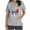 Gray, variant on lcziwo Mardi Gras Scrubs for Women 2025 Spring Summer Short Sleeve T Shirts Nurse Medical Uniforms Casual V Neck Scrub Tops Shirts Black S Weekly Sale