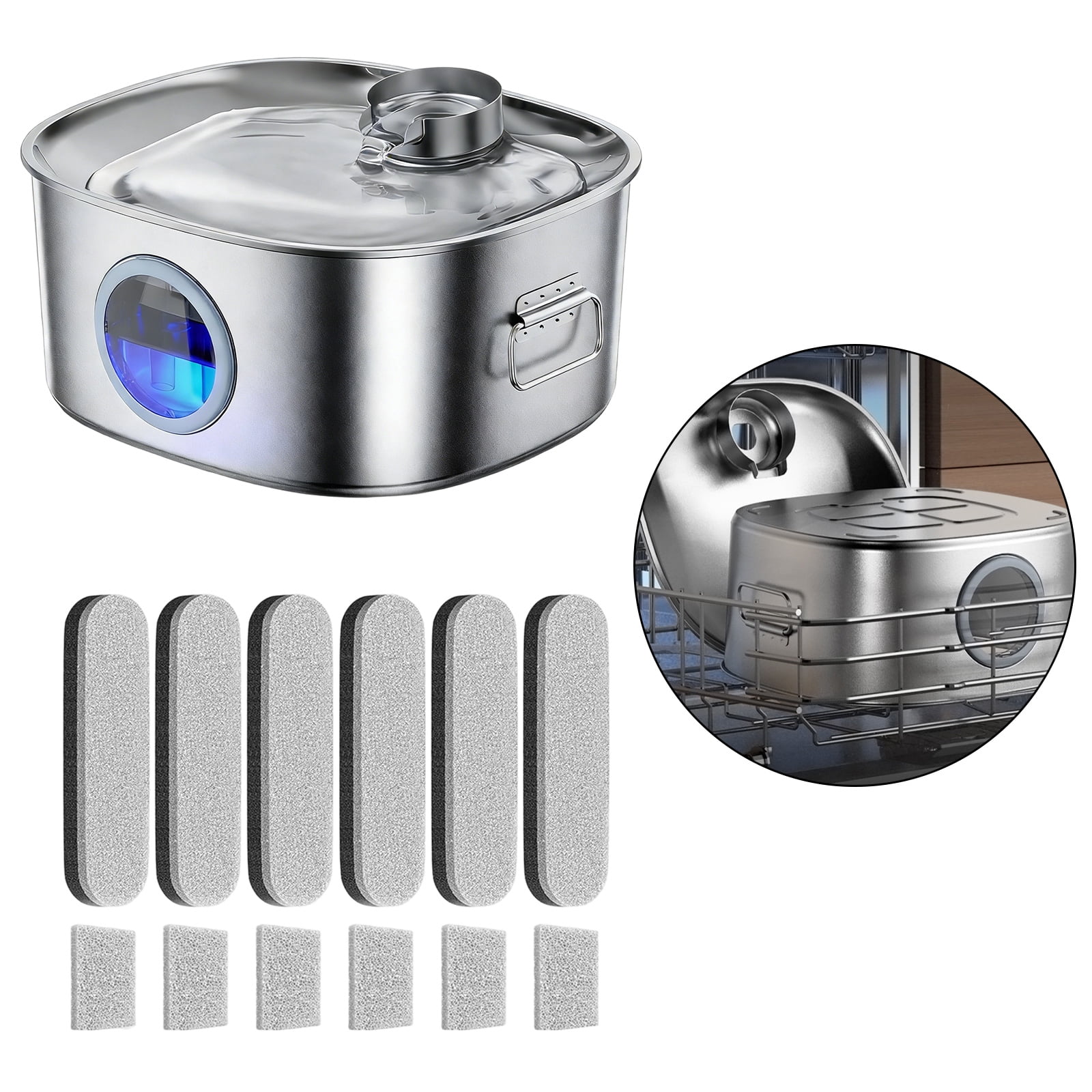 USB Power Pet Water Fountain Stainless Steel Large Capacity Quiet Operations Easy Maintenances Water Dispenser For Dog
