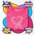 thumbnail image 3 of Shop4Ever Heart Ribbon Breast Cancer Word Cloud Toddler's Cotton T-Shirt 5T/6T Hot Pink, 3 of 6