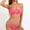 #250327A184 Red, variant on CaiJunJia Bikini No Boundaries Womens Swimsuit Bikini Set High Waisted Push Up Cheeky Drawstring Two Piece Bathing Suit