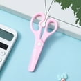 thumbnail image 2 of Klds Safety Scissors - 4-Pack Plastic Round-Tip DIY Craft Scissors for ChiIdren, Non-Hurt Hands with Reboundable Blades, Effort-Saving & Wrapped Edges, Ideal for Kindergarten & Sch00I, 2 of 8