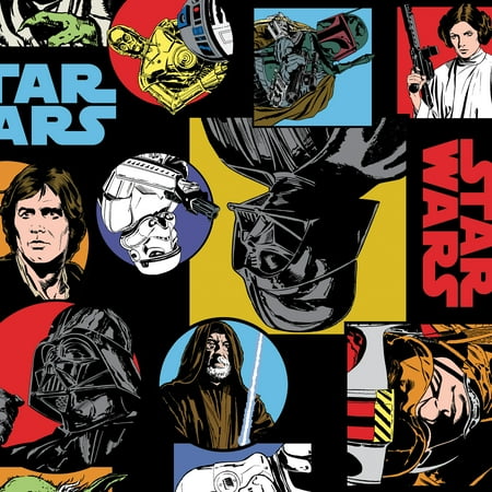 Star Wars Official Licensed Characters Fat Quarter Single 100% Cotton Pre - Cut Quilting Fabric Pieces