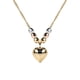thumbnail image 1 of Gargantilla Italiana 14k De Corazón Inflado Y Bolas Tricolor, 1 of 16