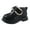 Black, variant on Girls Plush Lined Booties Kids Furry Winter Boots Girls Spring And Winter Little Girl Bow Fashion Princess Shoes Big Children Two Cotton Thickened Ankle Boots