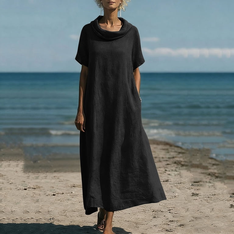 a line t shirt dress plus size Verdusa Women's Plus Size A Line T Shirt Dress Short Sleeve V Neck Tunic  Dresses Casual Outfits Black and White X-Large Plus at Amazon Women's  Clothing store