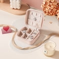 thumbnail image 3 of Love Accessories Jewelry Box Set Portable Pink Jewelry Storage Box With Love Jewelry Set for Girlfriend Earrings Necklaces Bracelets Rings Mother's Day Gift Box, 3 of 7