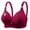 #0469-Red, variant on Ailaofu Bra for Womens Wireless Comfort Brassiere Bras Lightly Padded Lingerie