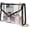 Black - Gold Chain, variant on Clear Purse for Women Stadium Approved, Clear Crossbody Bag with Leather Edging for Concert Events