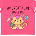 thumbnail image 4 of Inktastic My Great Aunt Loves Me with Cute Kitten and Flowers Boys or Girls Toddler T-Shirt, 4 of 5