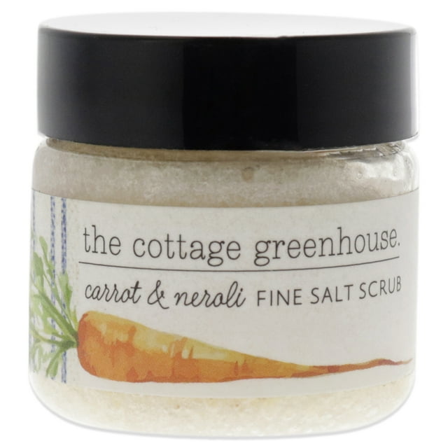 Exfoliante de sal fina - Carrot and Neroli de The Cottage Greenhouse para unisex - Exfoliante de 1 oz The Cottage Greenhouse The Cottage Greenhouse