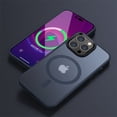 thumbnail image 1 of Magsafe-funda magnética de lujo para teléfono, carcasa a prueba de golpes, transparente, mate, carga inalámbrica, para iPhone 14, 13, 12, 11 Pro Max Plus, 1 of 4