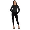 thumbnail image 5 of Inkmeso Perfect Long Sleeves T-shirt For Women Casual Regular Fit Basic Solid Everyday Tee T-shirts, 5 of 7