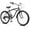 Black, variant on 26 Inch Beach Cruiser Bike for Men Women, 7 Speed Commuter Bicycle with Dual V-Brakes and High-Carbon Steel Frame, Comfortable City Bike for Adult, Gold