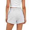 thumbnail image 3 of Womens Sweat Shorts Summer Casual Loose Athletic Workout Drawstring Comfy Running Shorts Beach Vacation Clothes, S, 3 of 5