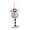 C, variant on Ghost Bell Hanging Ornament, 5 in Halloween Pendant Decor with Beads and Bone Accent for Tree Wall Party Display
