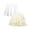 Yellow Floral White, variant on Girls Skorts - 2 Pack Pleated Scooter Skort Tennis Golf Skirt with Bike Short Lining (7-16)