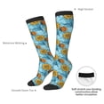 thumbnail image 5 of Picia Women Crew Soft Moisture-wicking Socks Sunflowers Pattern Design Cotton Socks, One Size fit All, 5 of 9