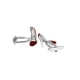 thumbnail image 2 of Zapato de tacón alto rojo Cuff Links para hombre y mujer, 2 of 3
