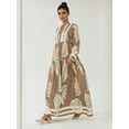 thumbnail image 4 of Printed Long Sleeve Viscose Maxi Dress, 4 of 6
