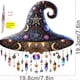 thumbnail image 3 of Adorno colgante de sombrero de bruja bohemio decoración acrílica | Decoración festiva para la fiesta de Halloween | Acento decorativo duradero | Fácil de colgar | Uso versátil, 3 of 3